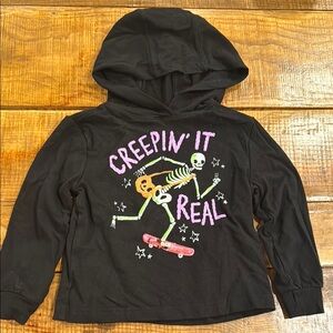Little Sleepies Skeleton Hoodie Size 2T